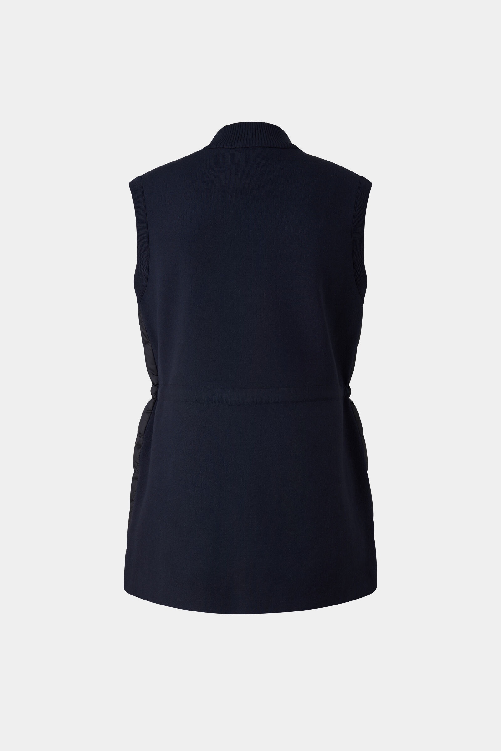 Arina knitted and quilted vest in Navy blue - 8