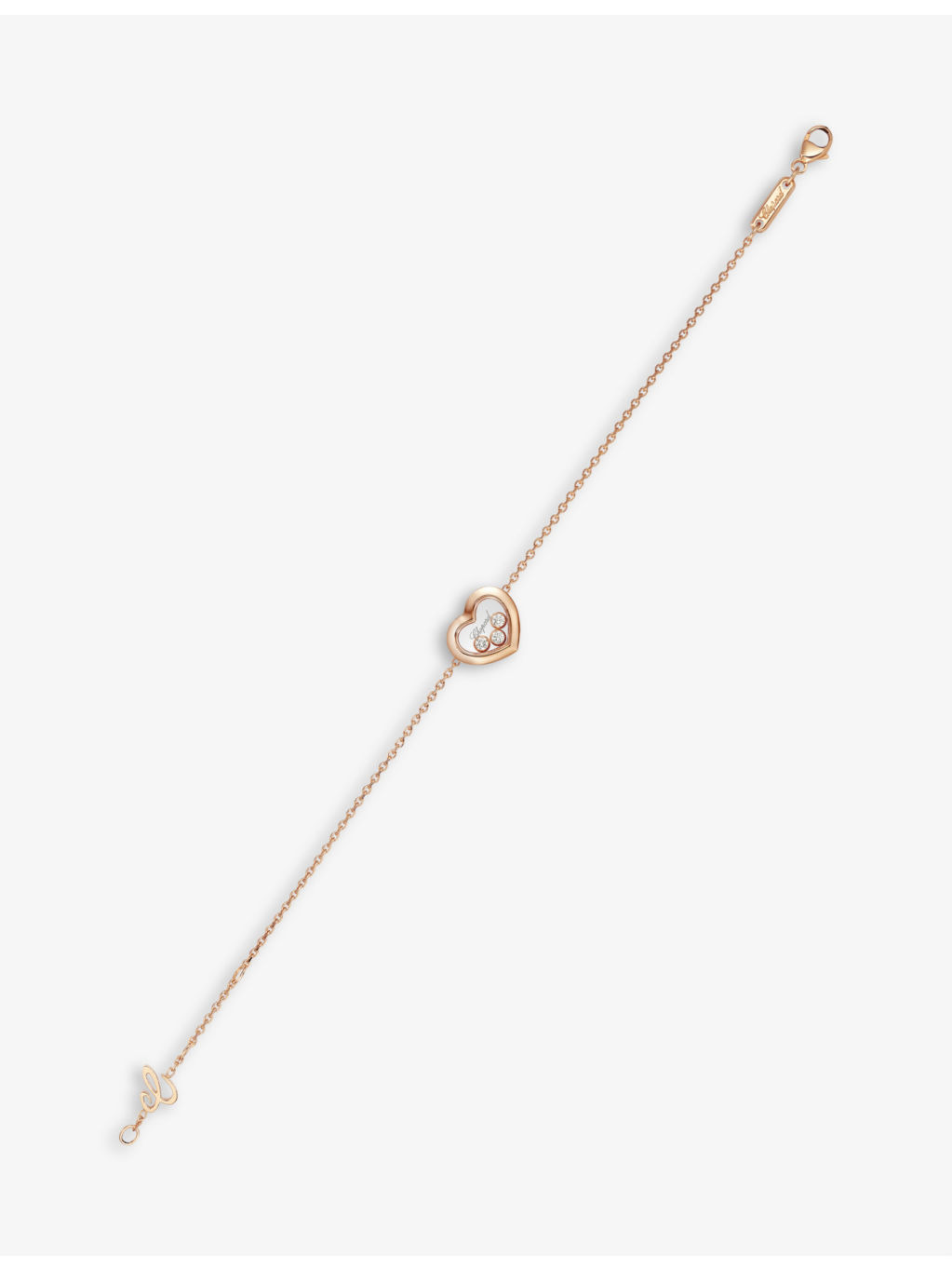 Happy Diamonds Icons 18ct rose-gold and 0.15ct diamond bracelet - 3