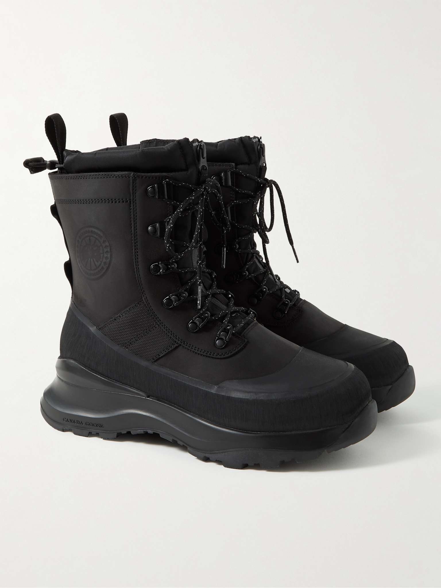 Armstrong Rubber-Trimmed Nubuck Boots - 4