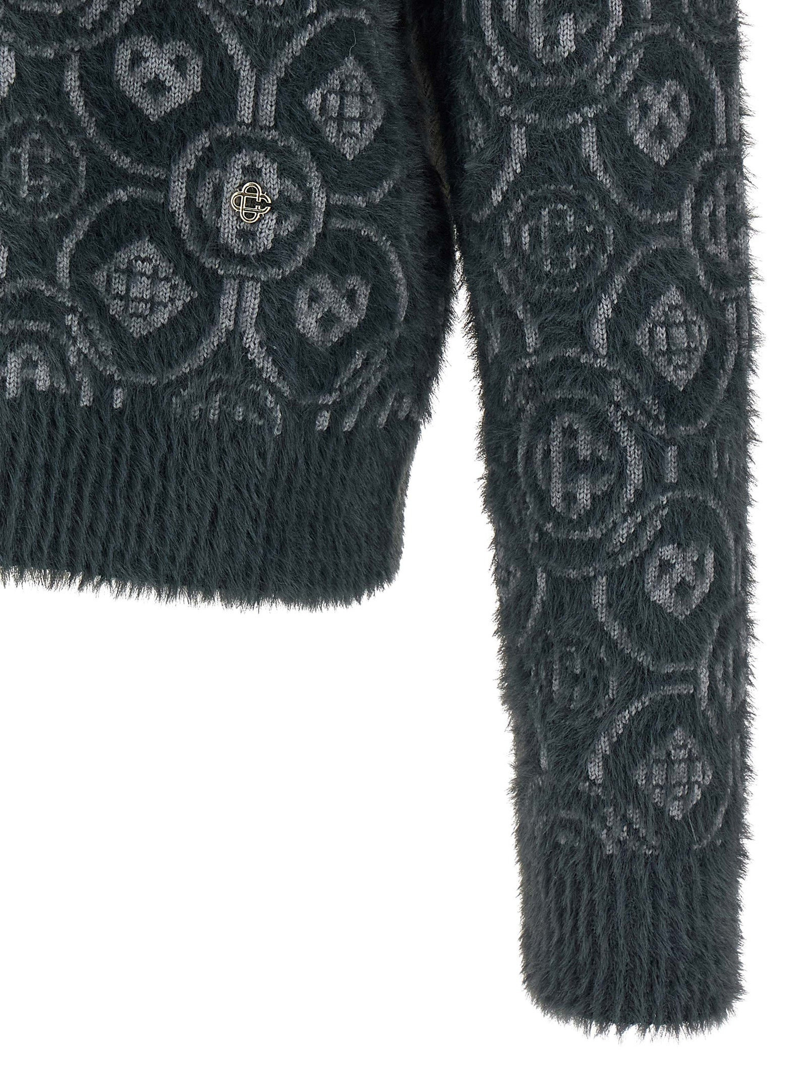 Casablanca Men 'Fluffy Monogram' Sweater - 4