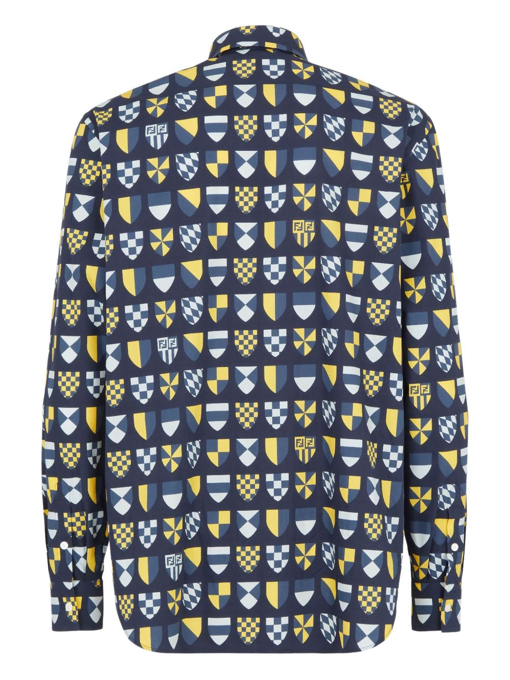 crest-print shirt - 5