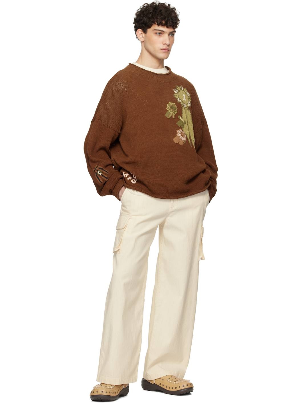 パンツ OUR LEGACY MOUNT TROUSER Pearl Beige 44 Our Legacy - Mount Trouser Pearl Beige Cotton Chinz