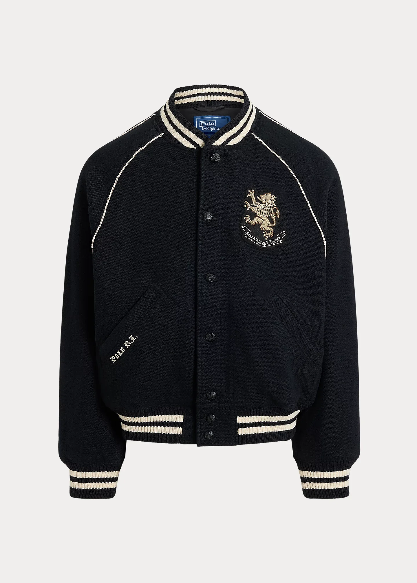 Bullion-Patch Wool-Blend Jacket - 1