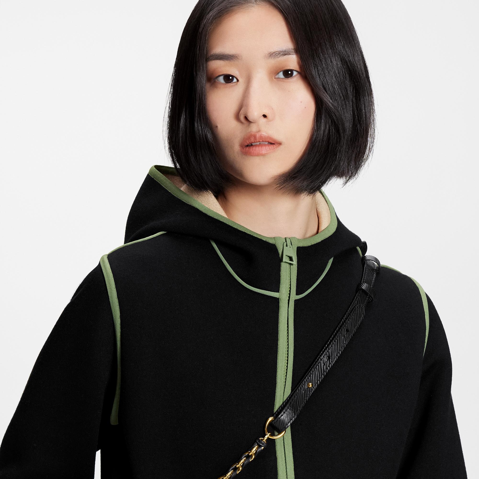 Graphic Trim Zip-Up Hoodie - 4