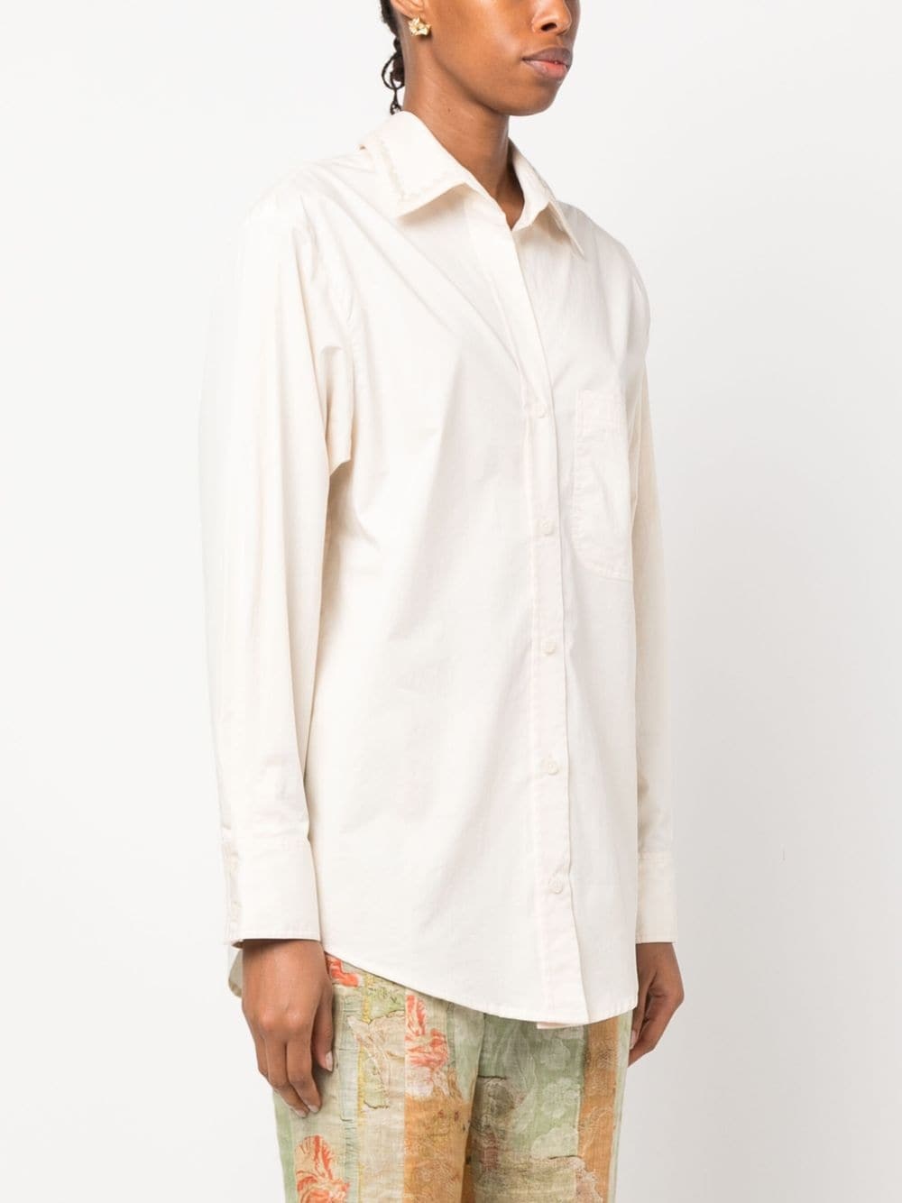 Mavly cotton-poplin texture - 3