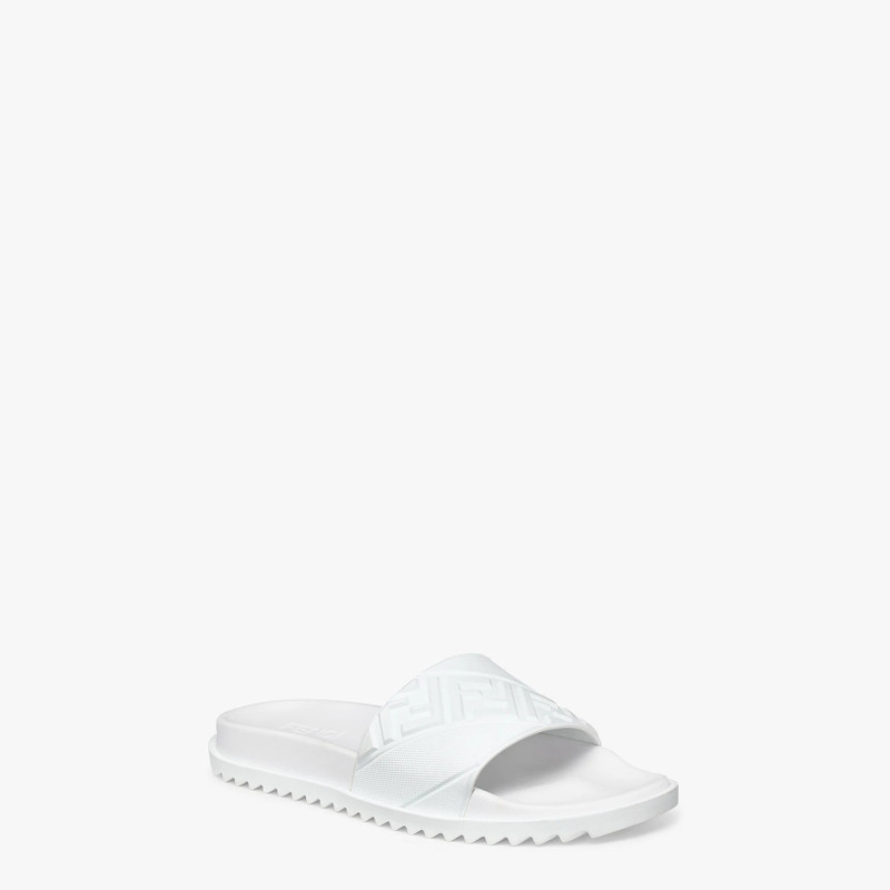 FENDI White rubber footbed outlook