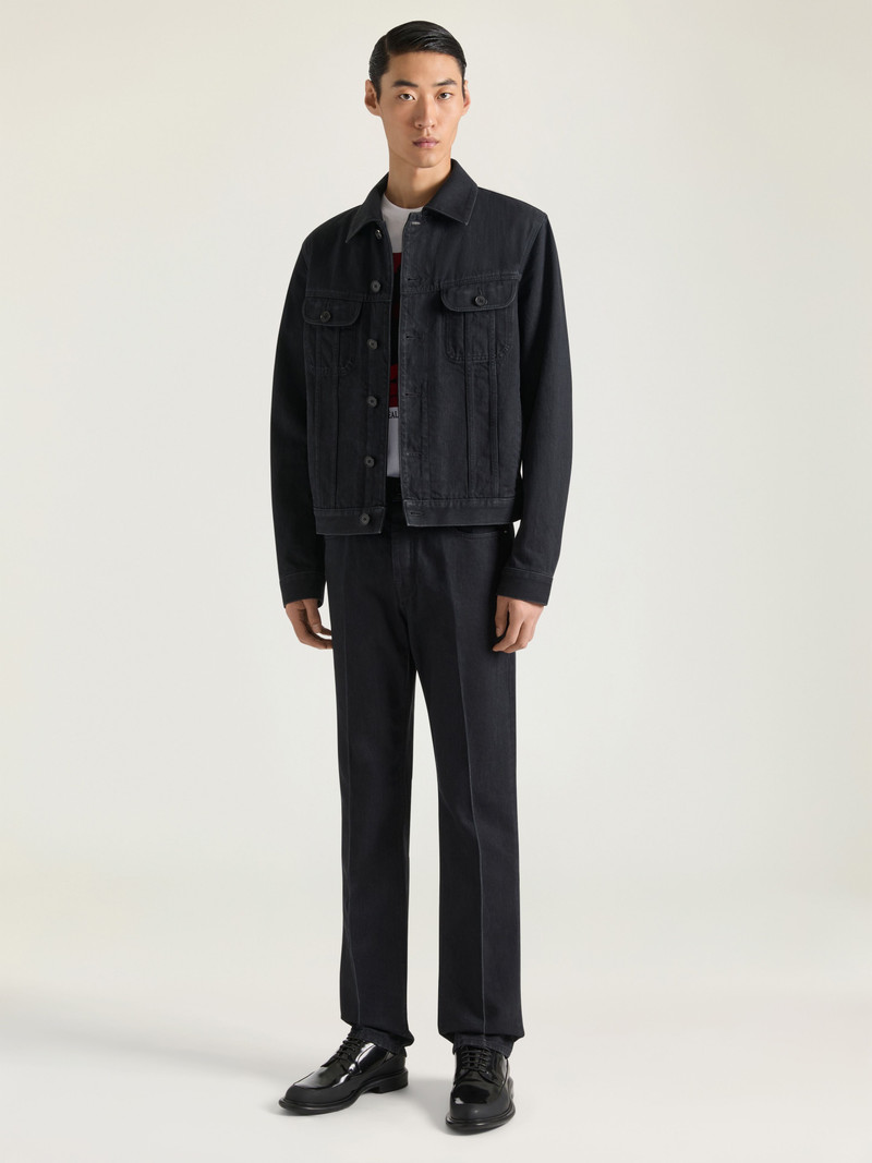 Givenchy JACKET IN BLACK DENIM outlook