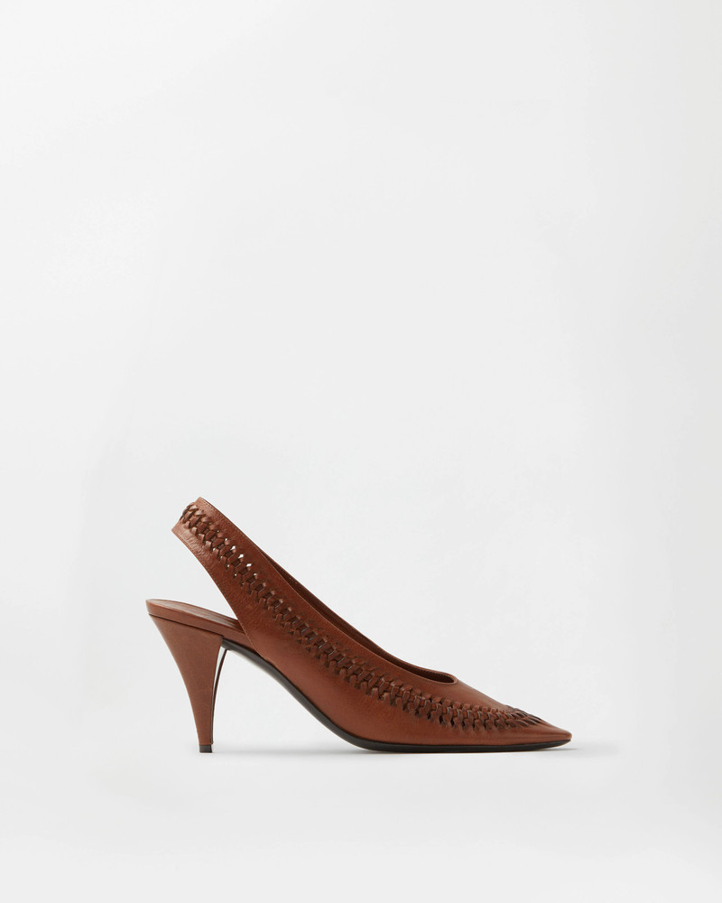 Vienna Leather Slingbacks 80 mm 1