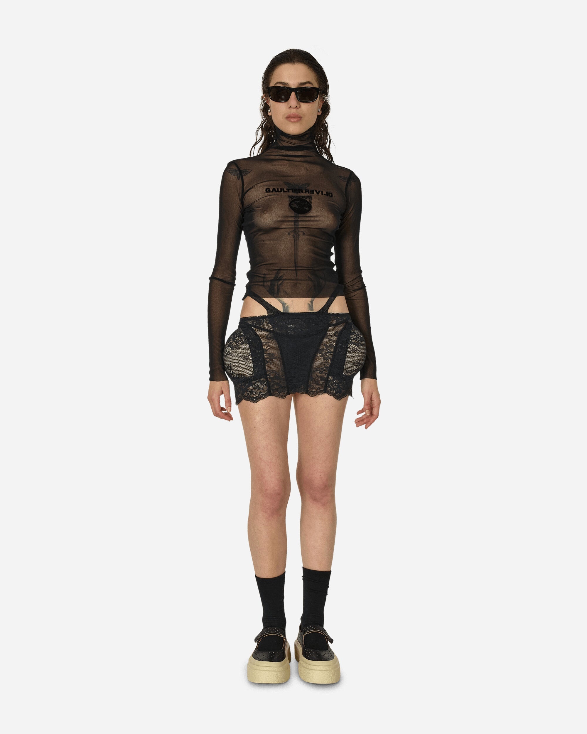 Shayne Oliver Earth Top Black - 4