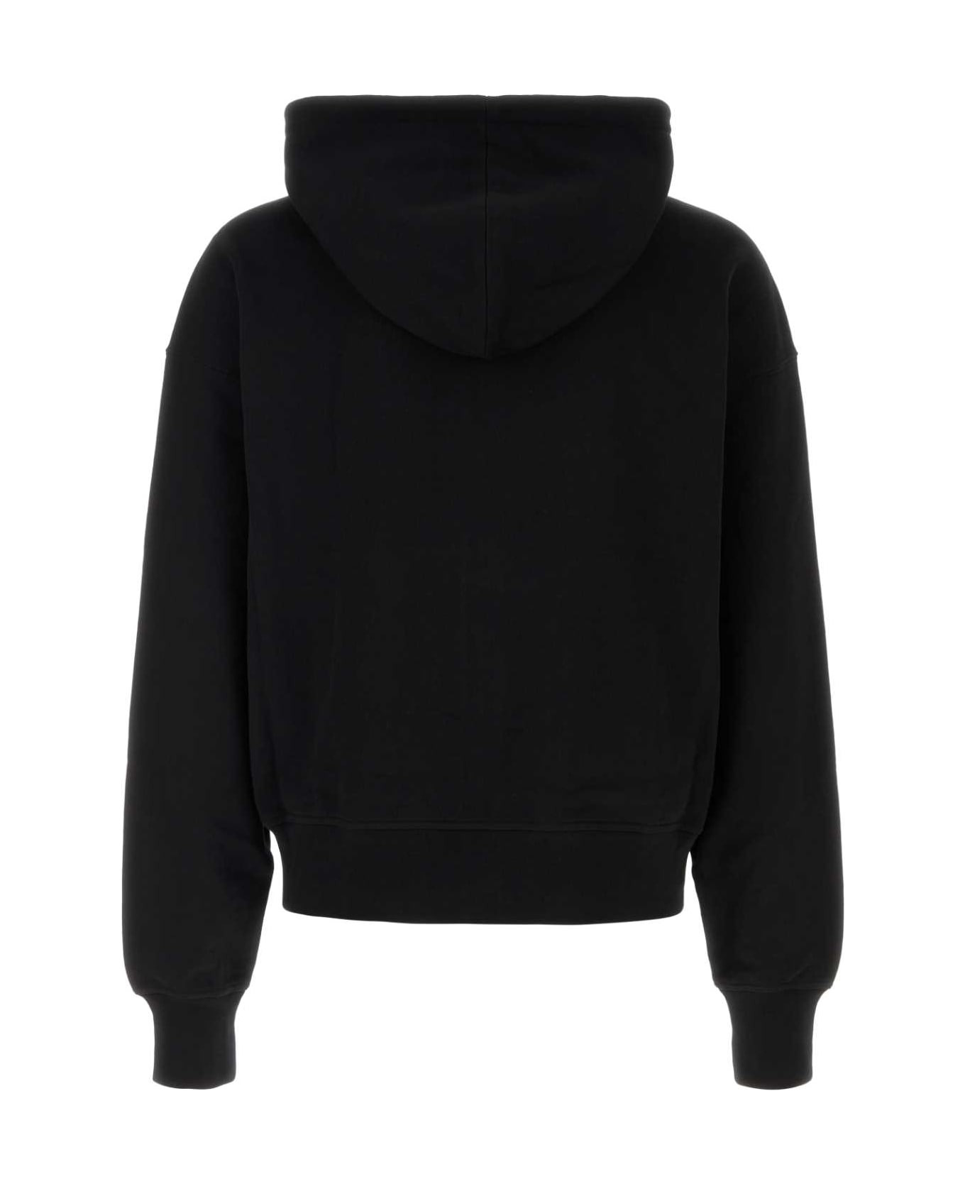 Black Cotton Sweatshirt - 2