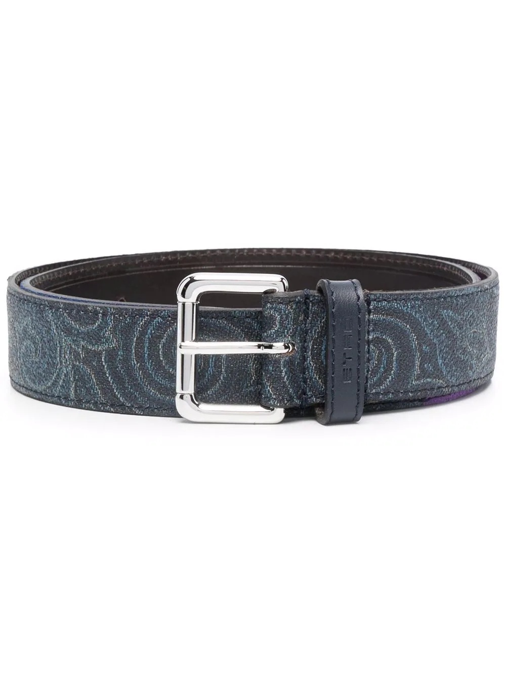 paisley-print belt - 1