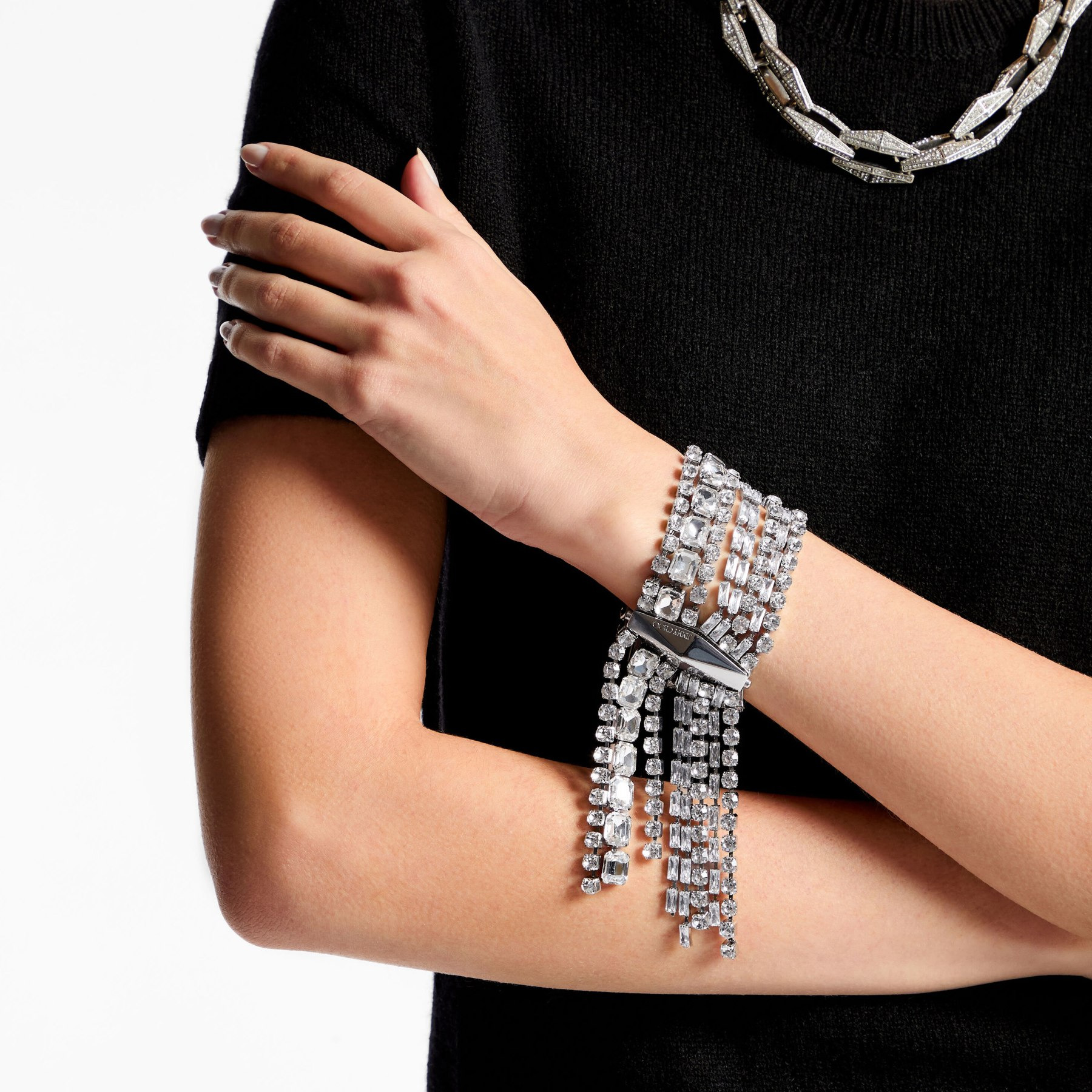 Zandra Bracelet
Silver-Finish Crystal Bracelet - 2
