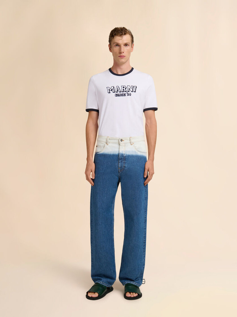 Marni BLUE DENIM JEANS WITH DEGRADÉ FINISH outlook