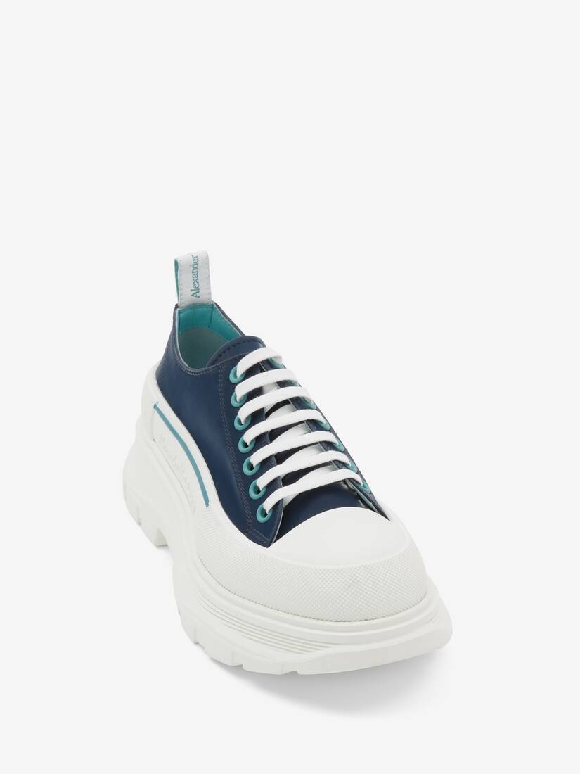 Tread Slick Lace Up in Blue - 2