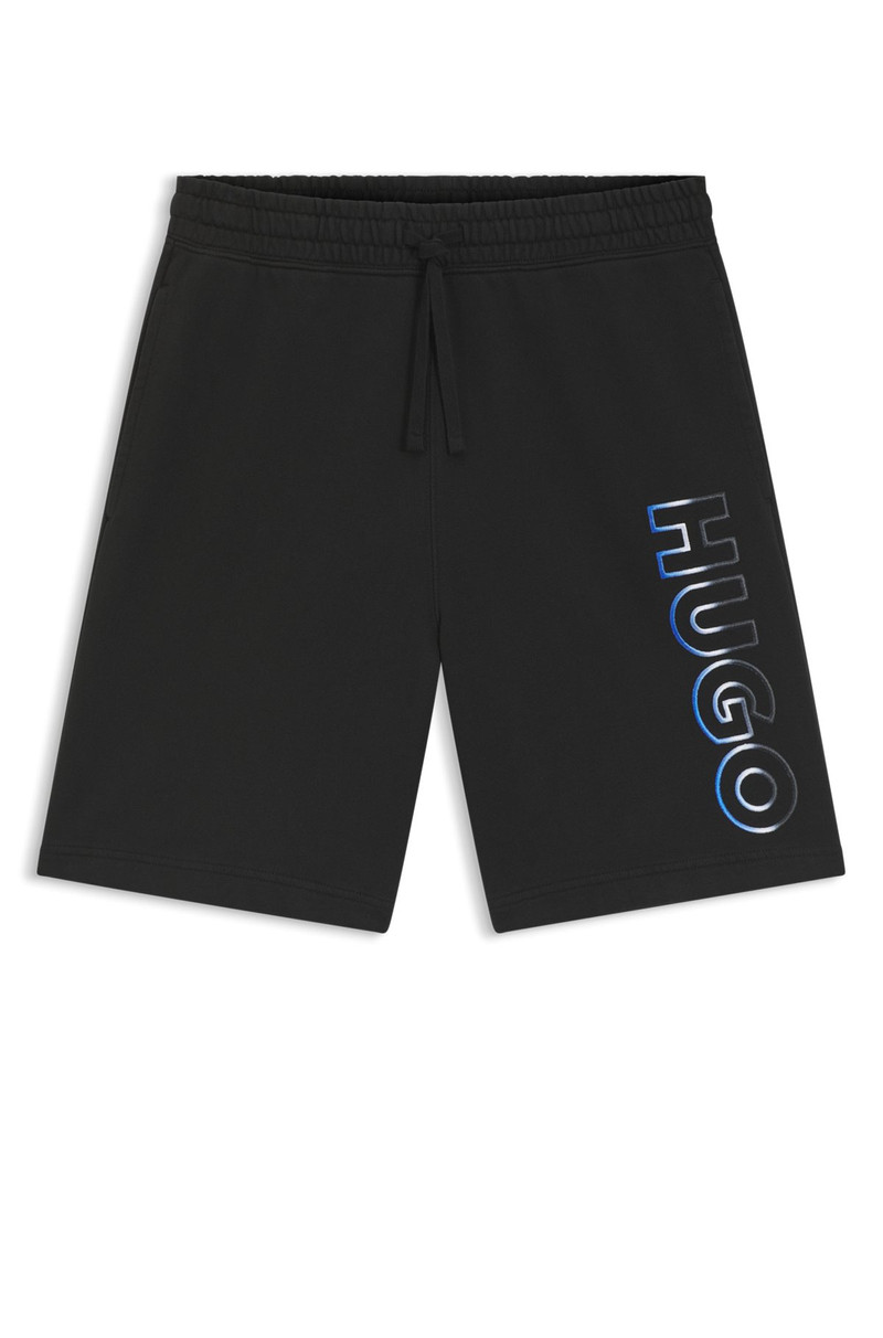 OMBRÉ-LOGO SHORTS IN COTTON TERRY 1