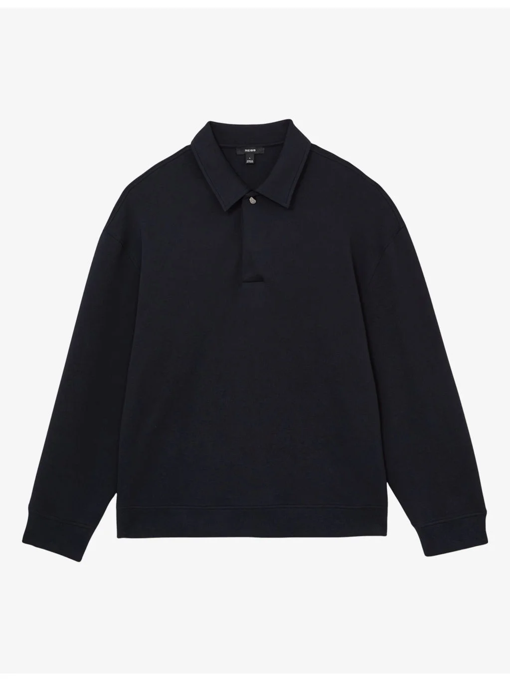 Brooks Relaxed-Fit Cotton-Blend Polo Sweatshirt - 1