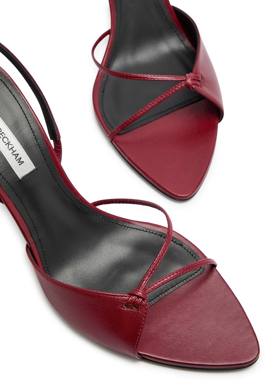 Victoria Beckham 75 Leather Slingback Pumps - 3