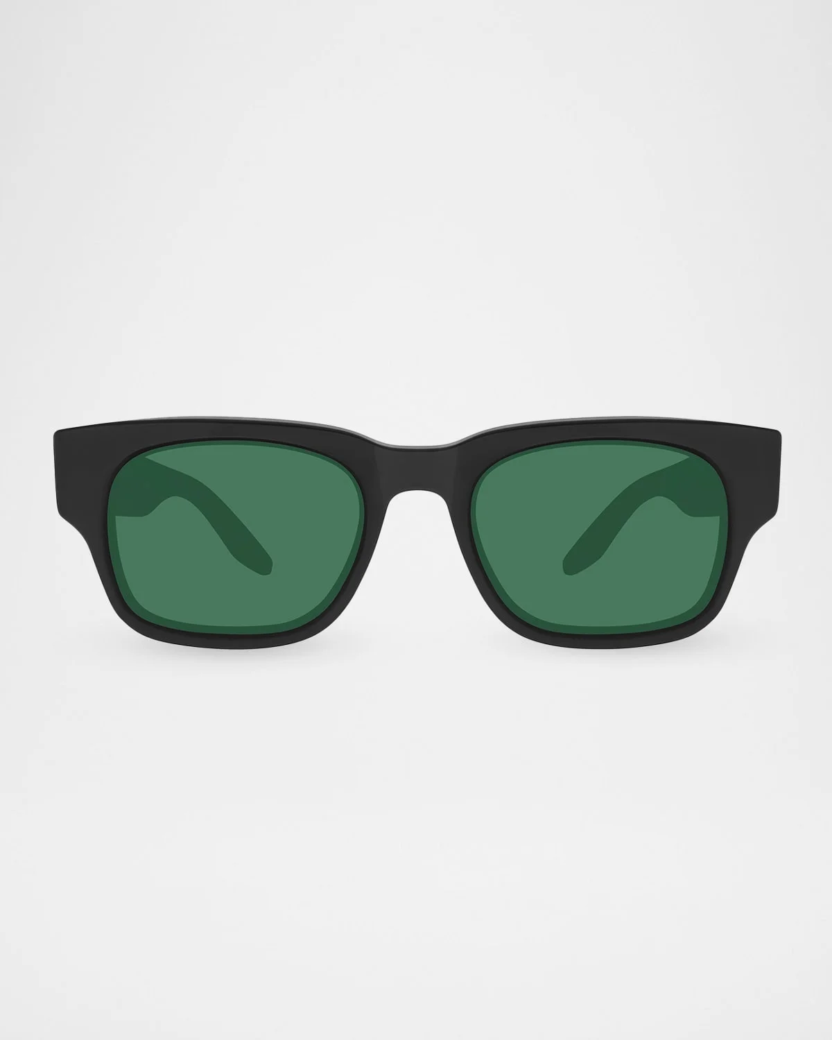 50.5mm Acetate Rectangular Sunglasses - 1