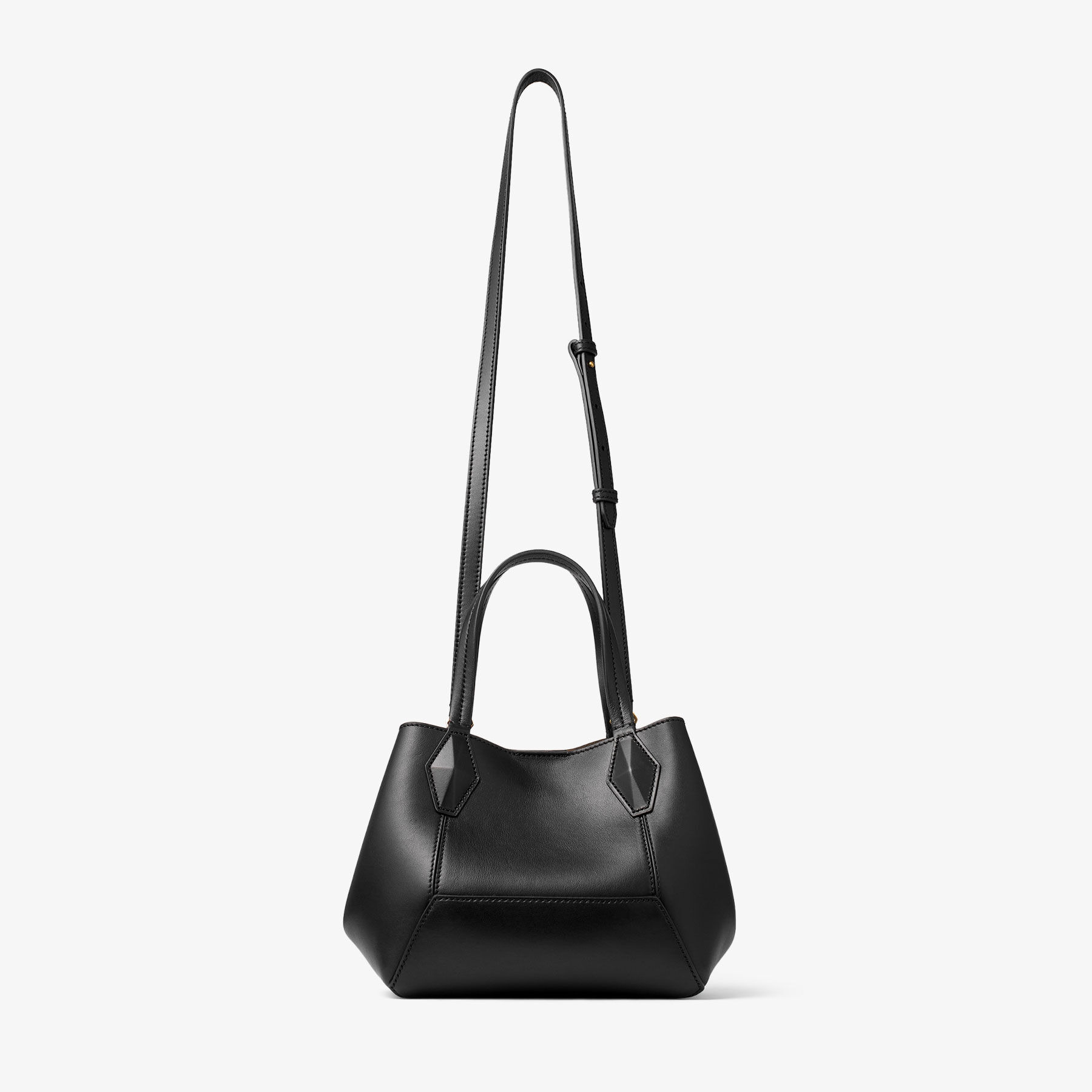 Diamond Tote/S
Black Calf Leather Tote Bag - 6