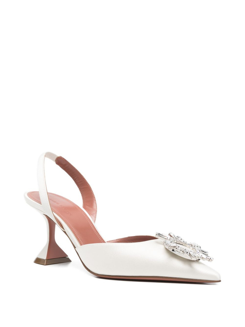 Amina Muaddi Begum embellished slingback pumps outlook