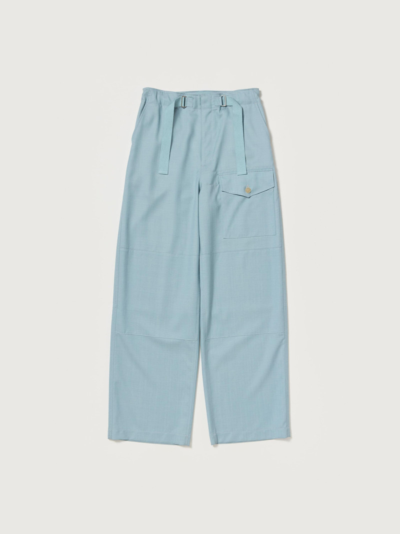 WOOL HERRINGBONE CARGO PANTS 1