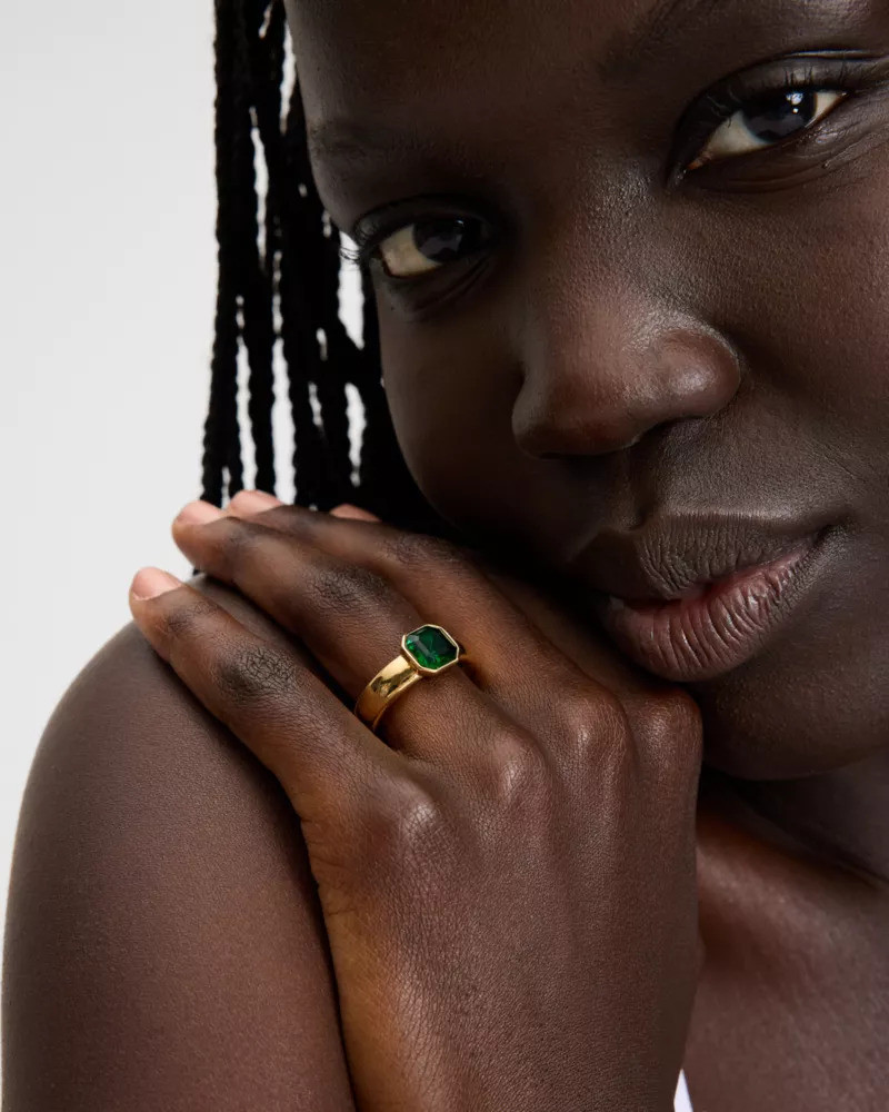 kate spade Keep Sparkling Asscher Ring outlook