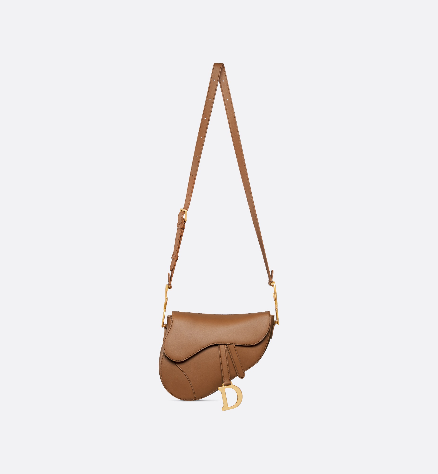 Medium Soft Saddle Bag with Strap - 7
