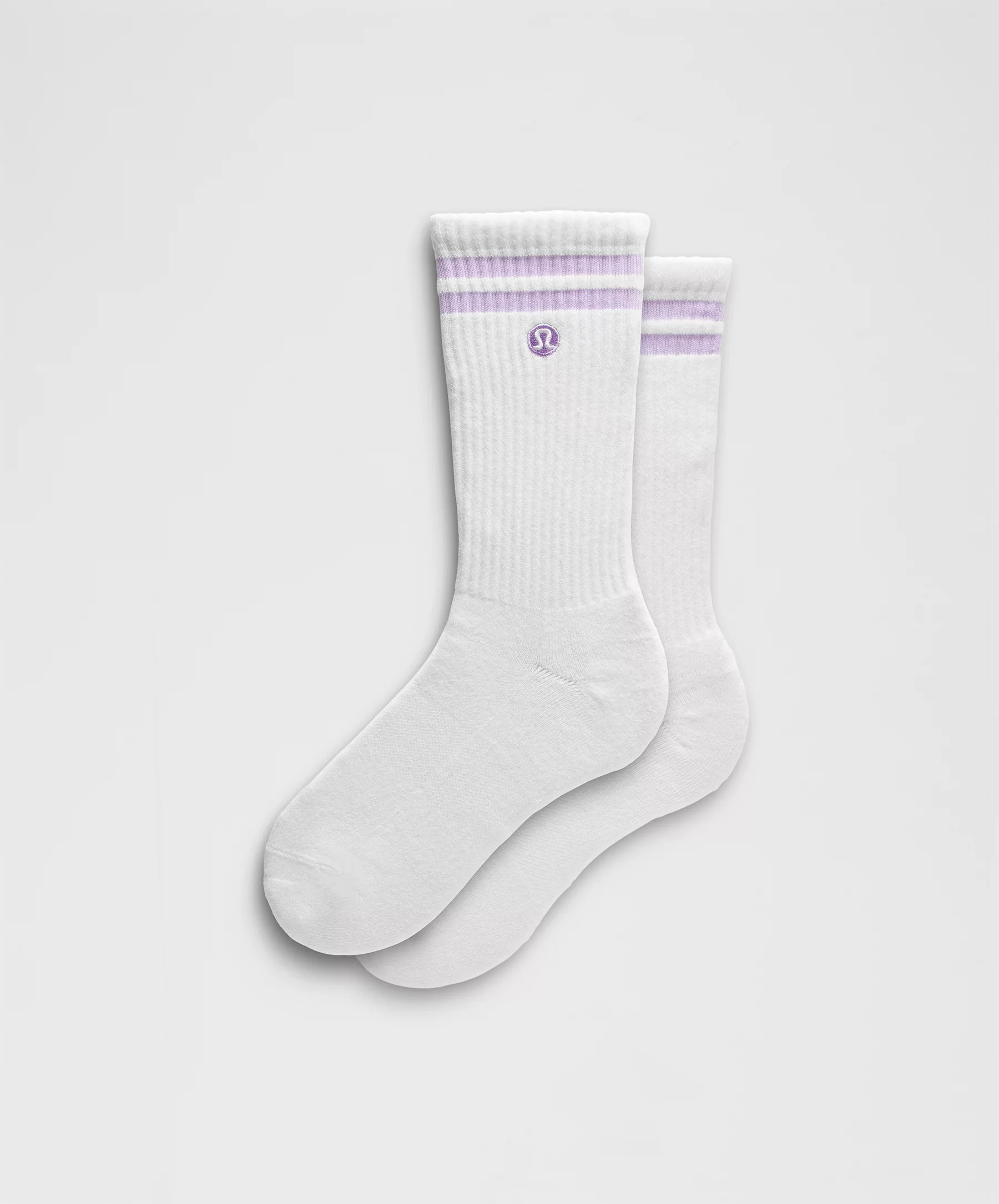 Unisex Daily Essential Crew Socks *Stripe - 1