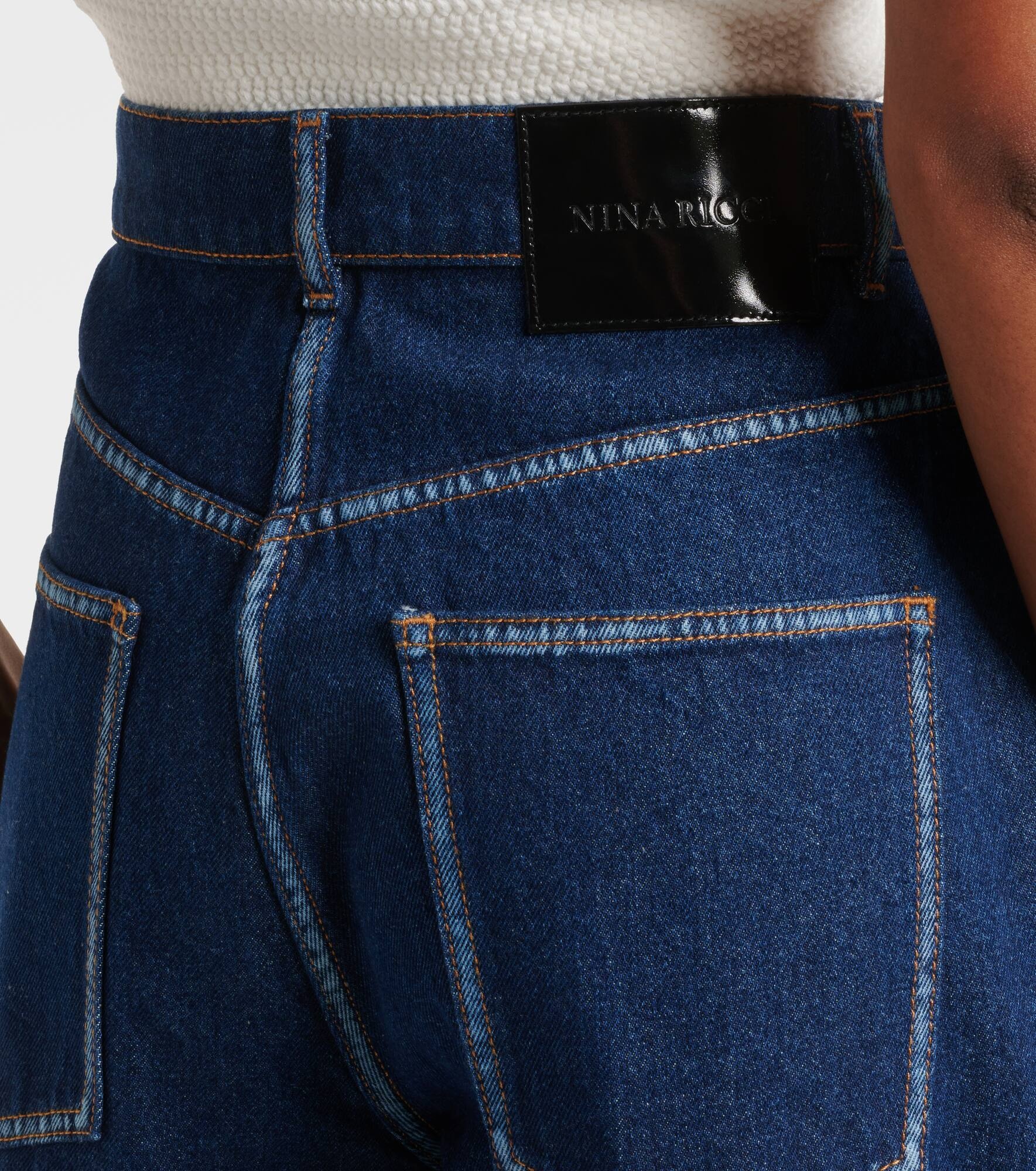 High-rise wide-leg jeans - 6