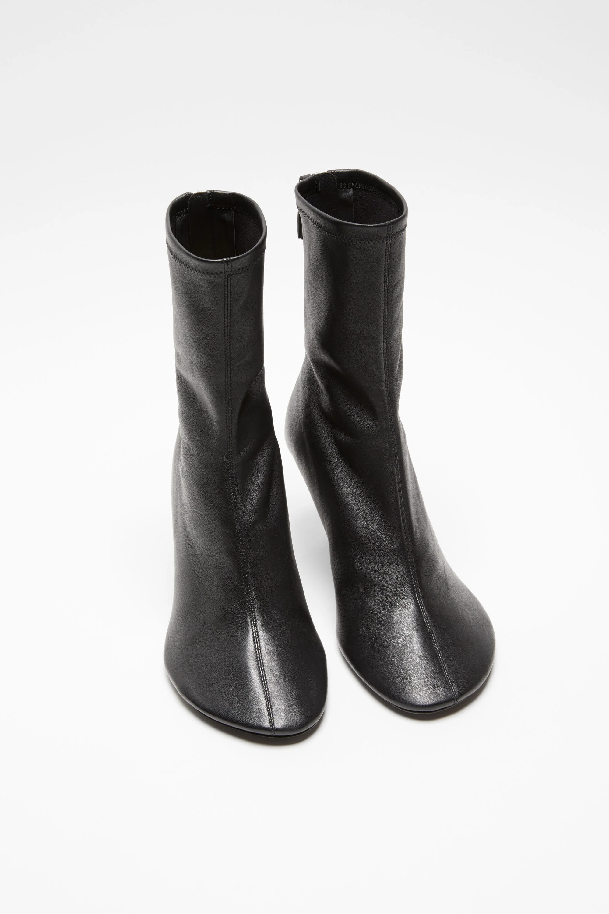 Leather ankle boot - Black - 3