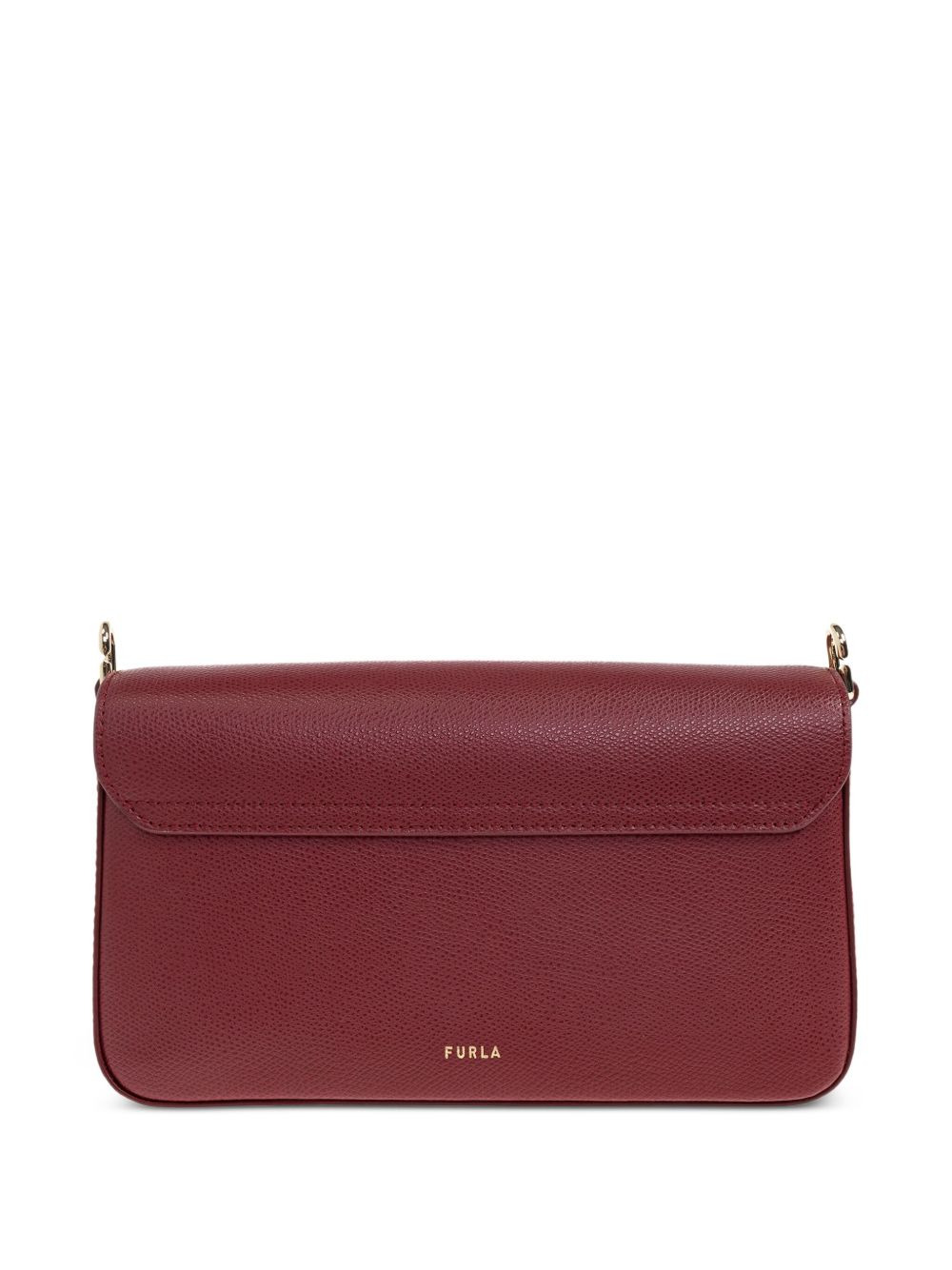 leather flap-closure shoulder bag - 3