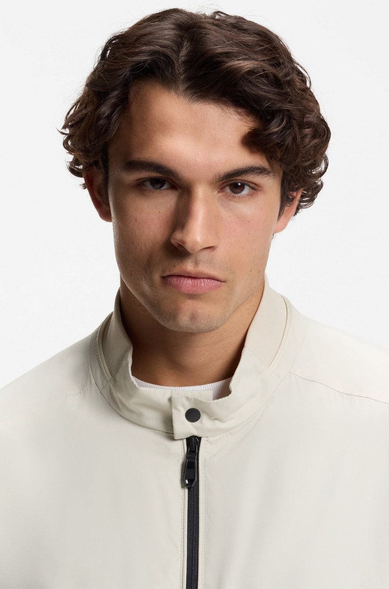DOUBLE-PIPING BLOUSON JACKET WITH WATER-REPELLENT FINISH 5