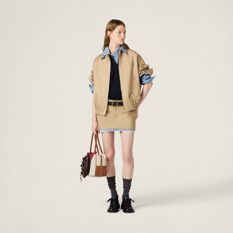 Miu Miu Chino blouson jacket outlook