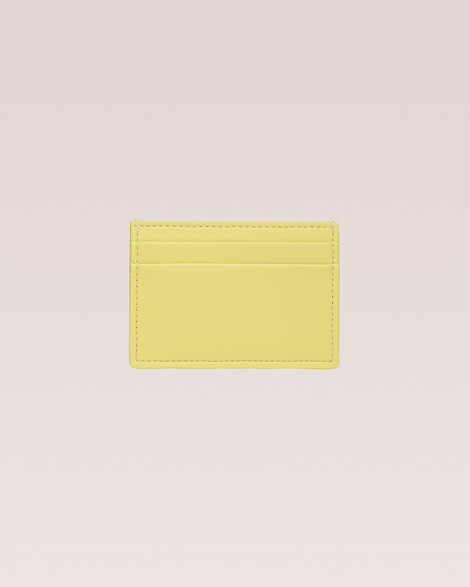 GILBERT - Vegan leather cardholder - Yellow - 2