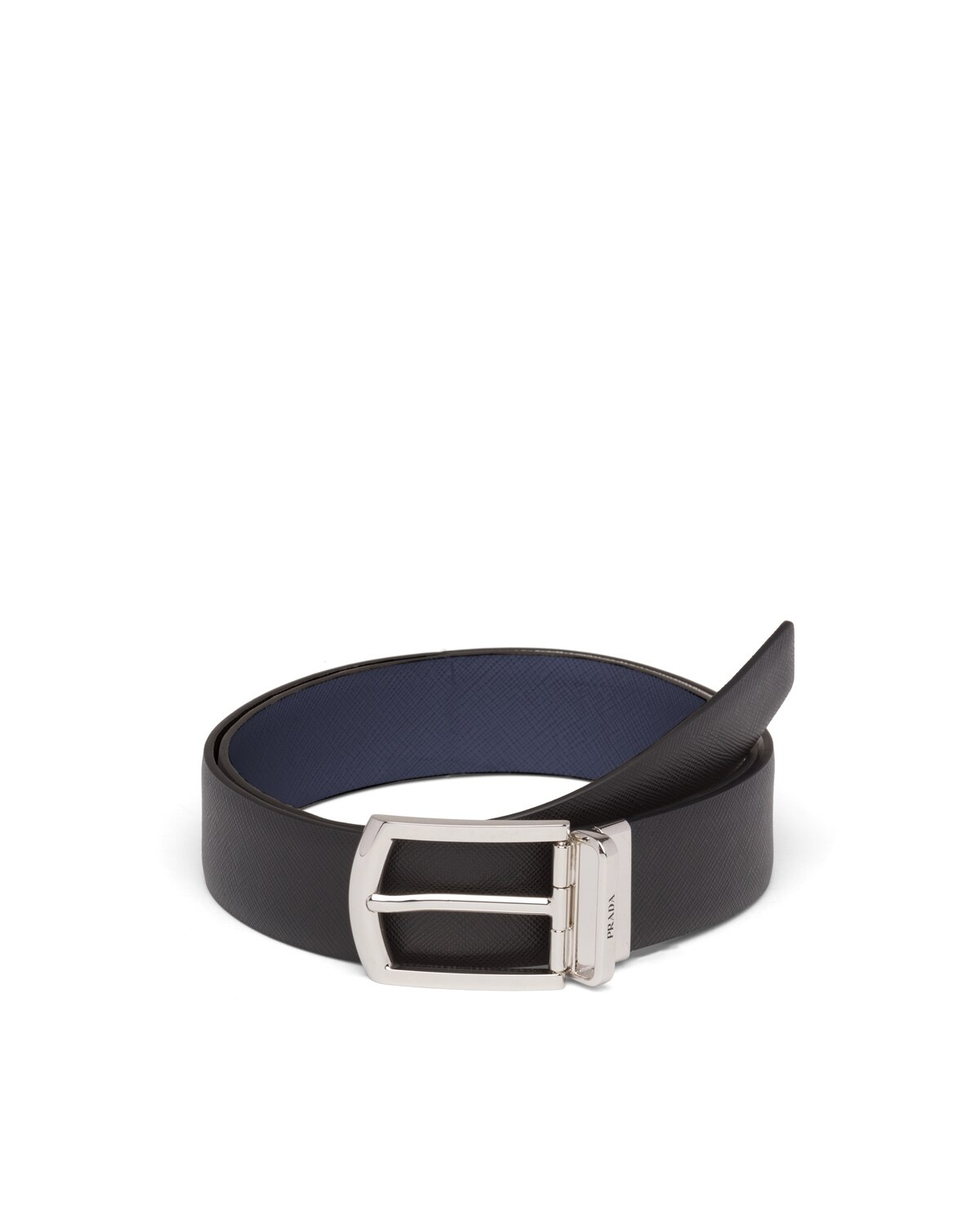 Reversible Saffiano leather belt - 1