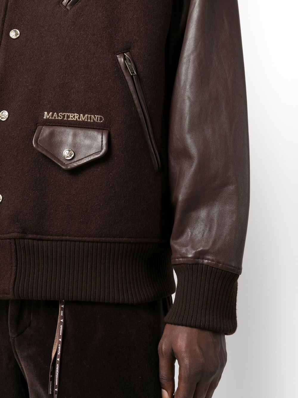 two-tone bomber jacket - 5