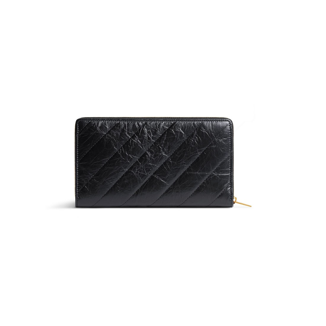 Women's Crush Continental Wallet Quilted in Black - 2