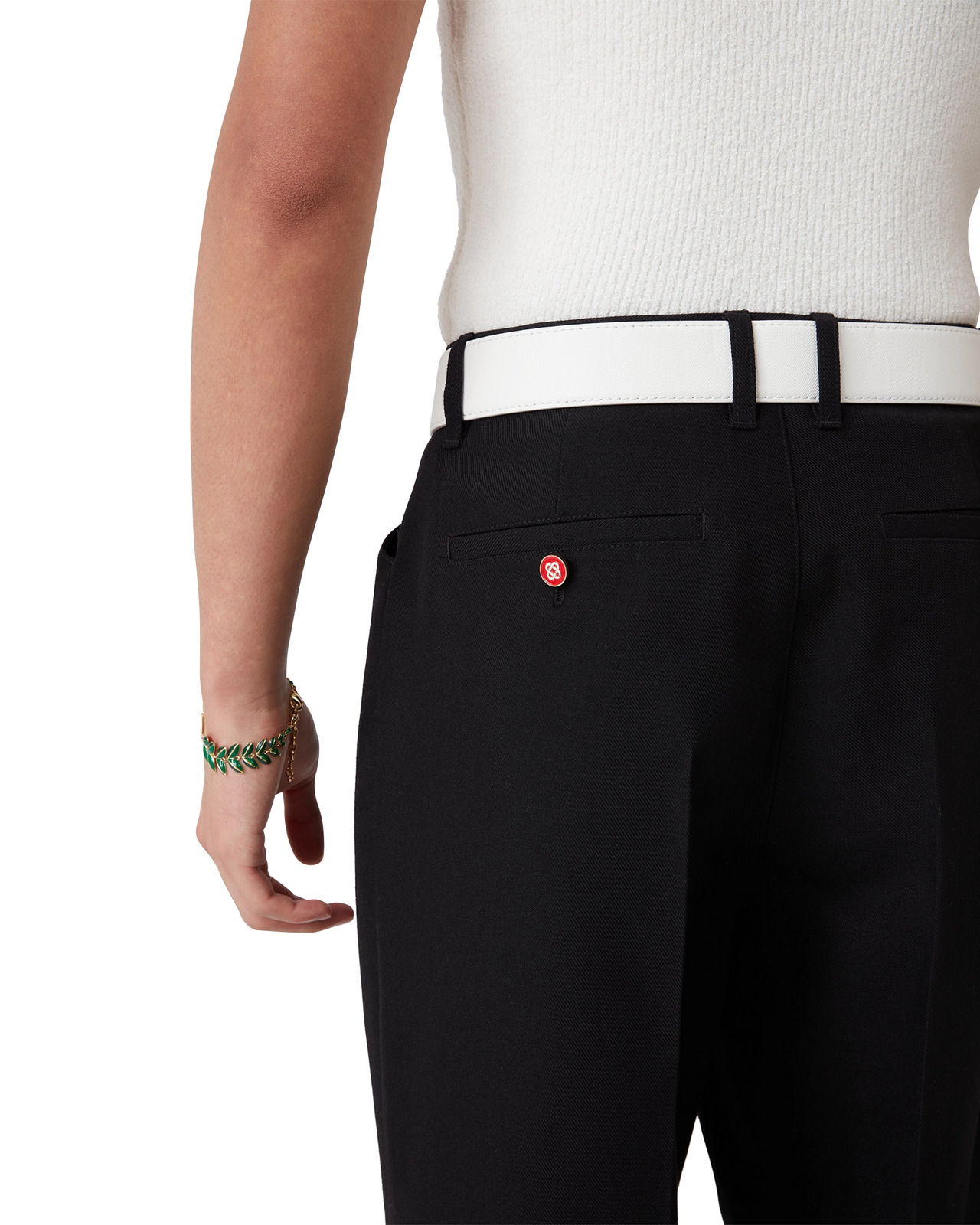 Chicano Pleated Chino Trousers | Casablanca Paris - 5