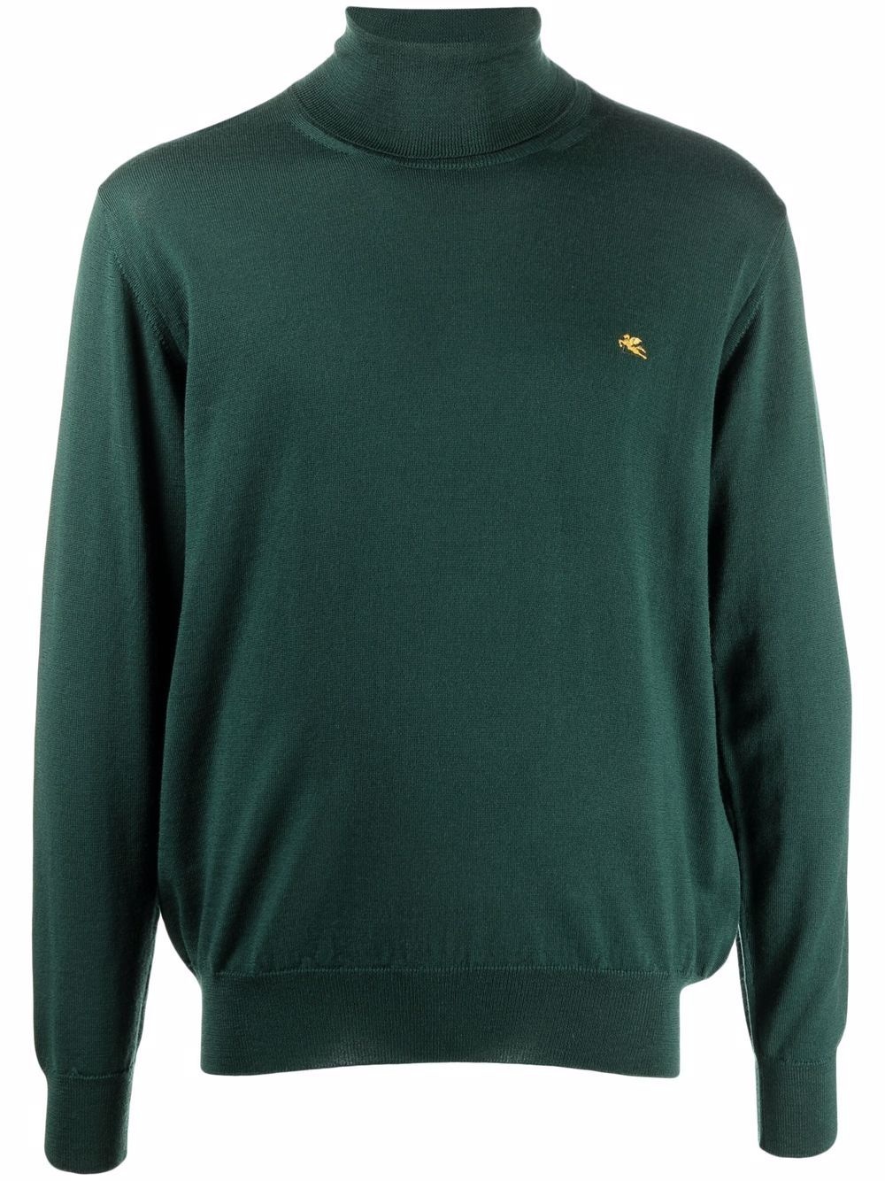 embroidered-logo jumper - 1