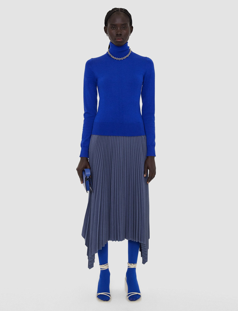 Cashmere Stretch High Neck Jumper 1