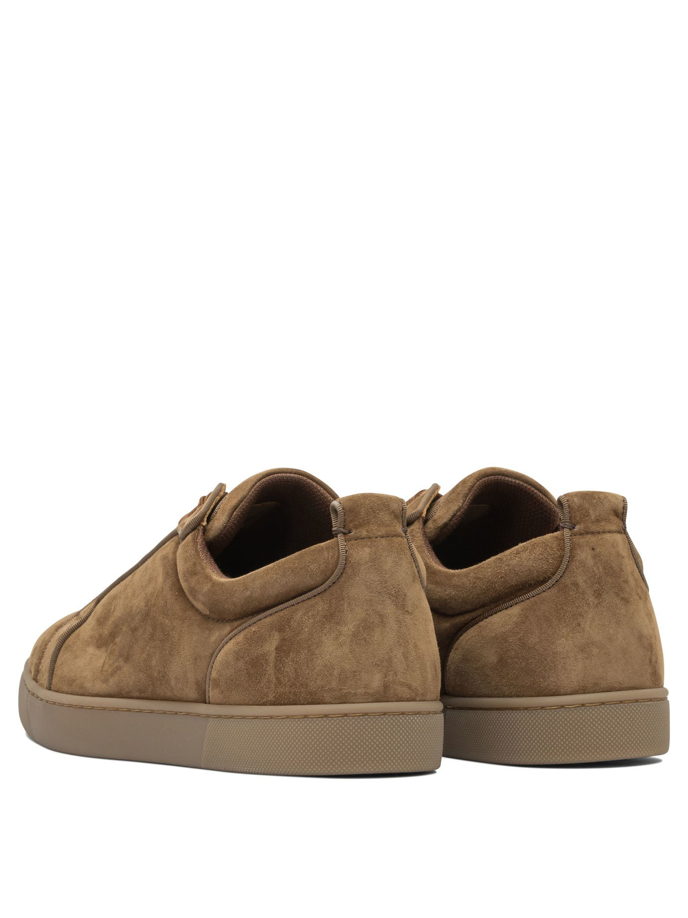 Christian Louboutin Louis Junior Orlato Flat Veau Velours Ds/gg - 4