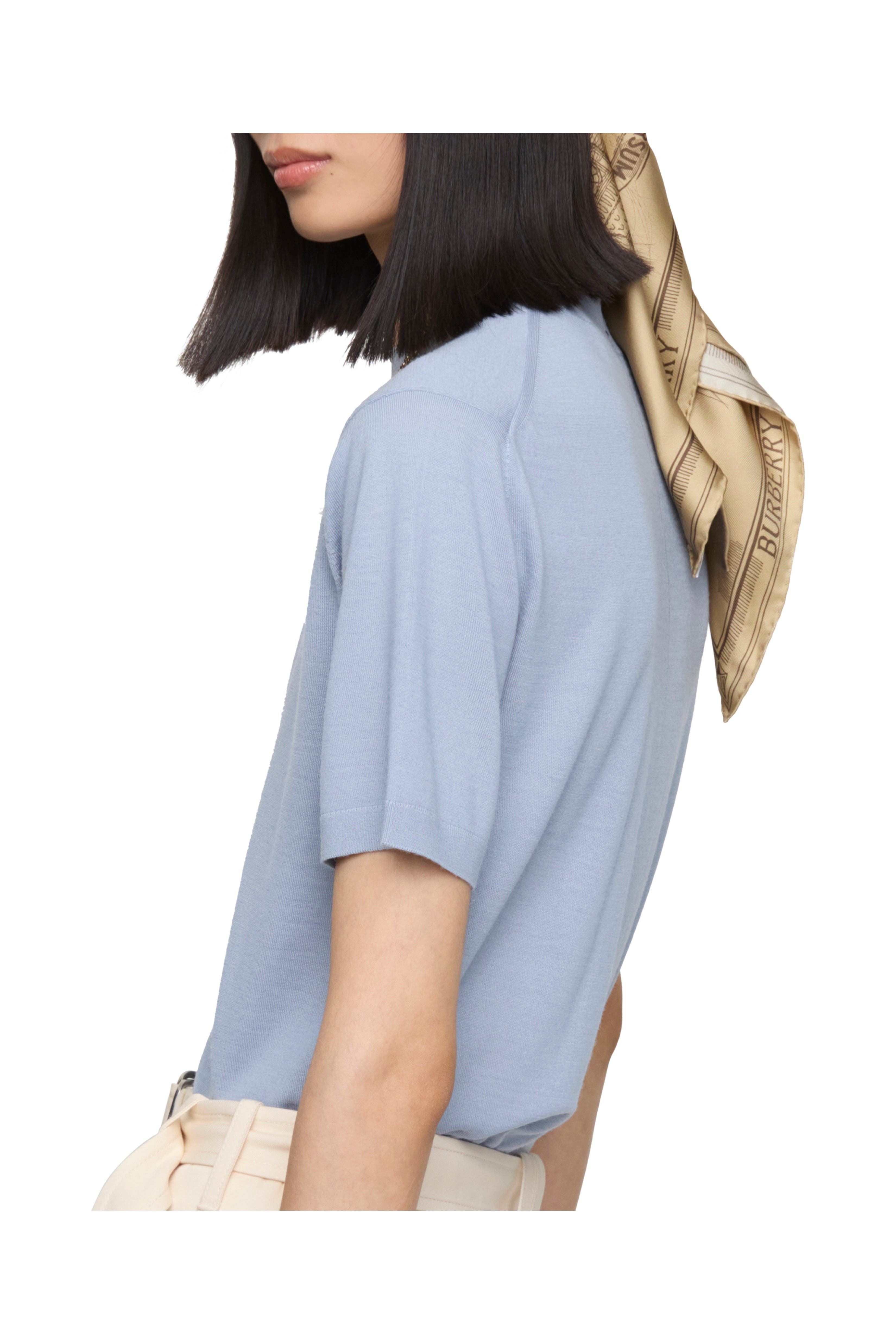 burberry London Landmarks Silk Scarf in Sand at Nordstrom - 4