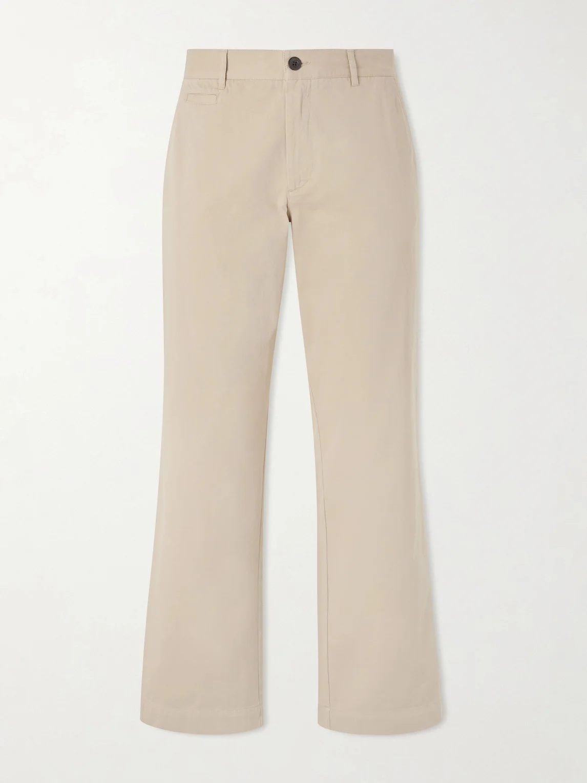 Labura Straight-Leg Organic Cotton-Twill Trousers - 1