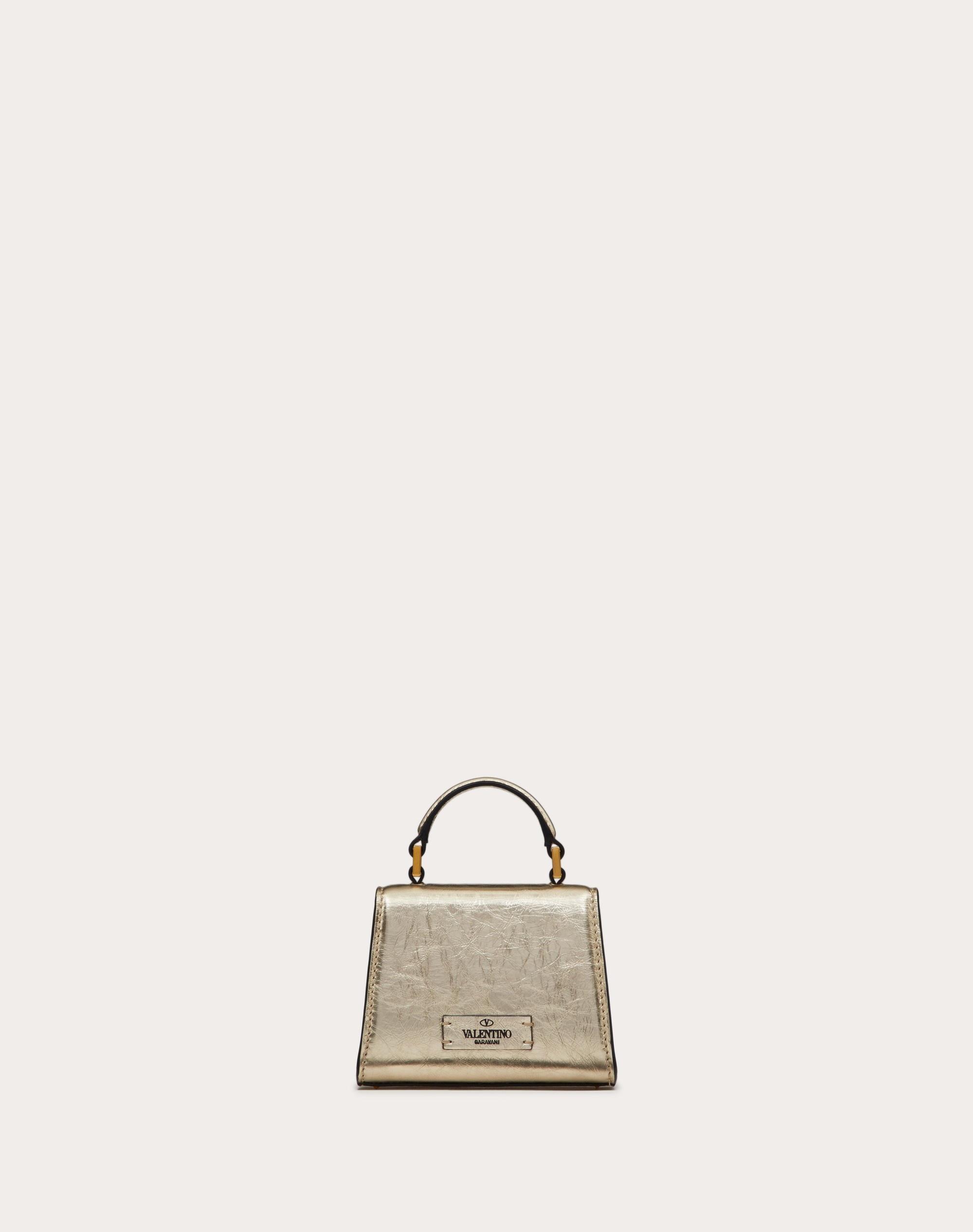 MICRO VSLING HANDBAG IN METALLIC CALFSKIN - 3