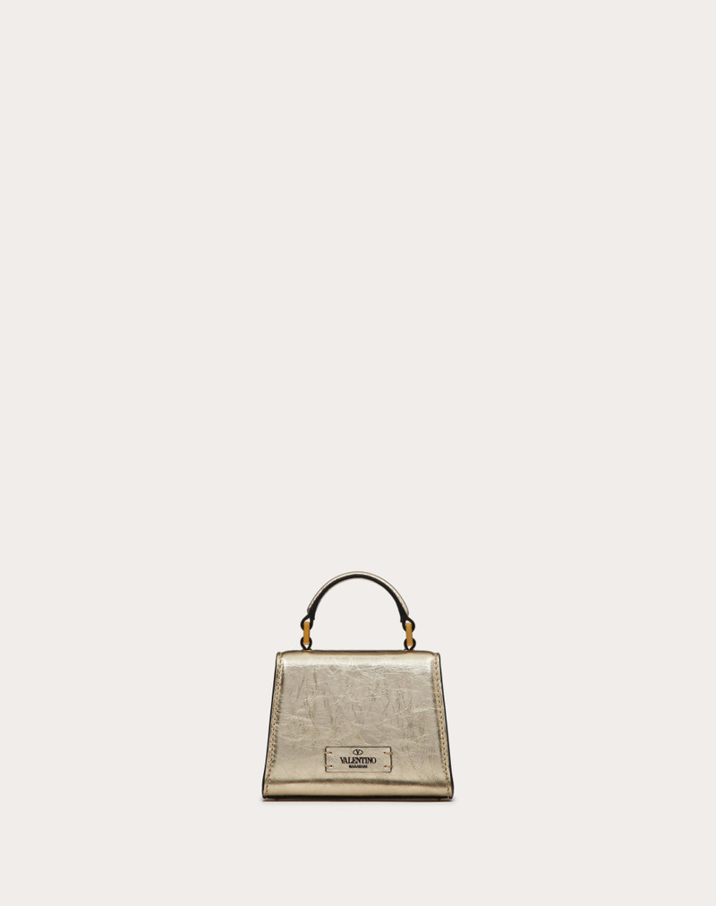 MICRO VSLING HANDBAG IN METALLIC CALFSKIN 3