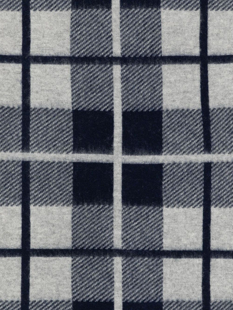 GUEST IN RESIDENCE checked wool scarf outlook