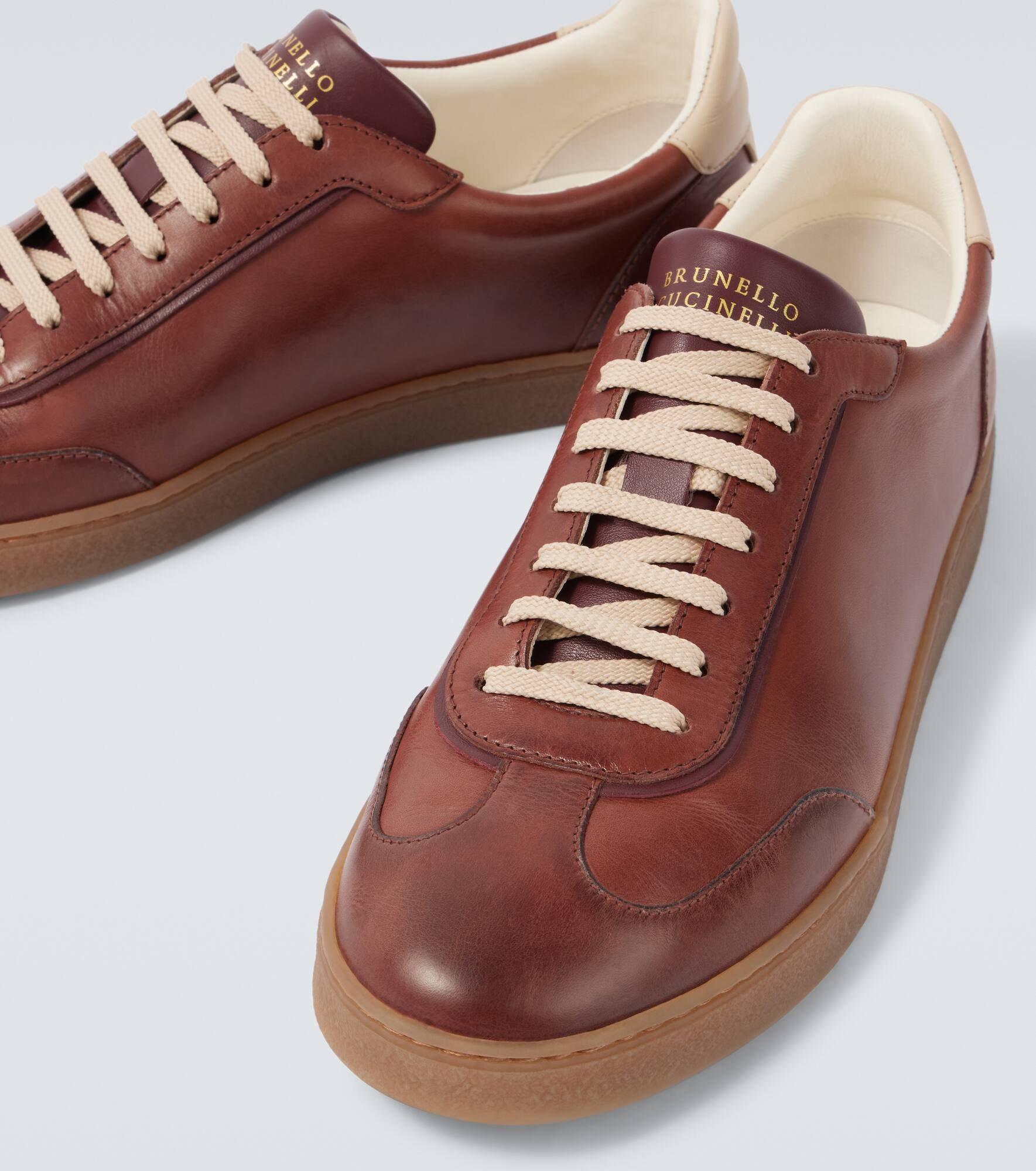 Leather sneakers - 3
