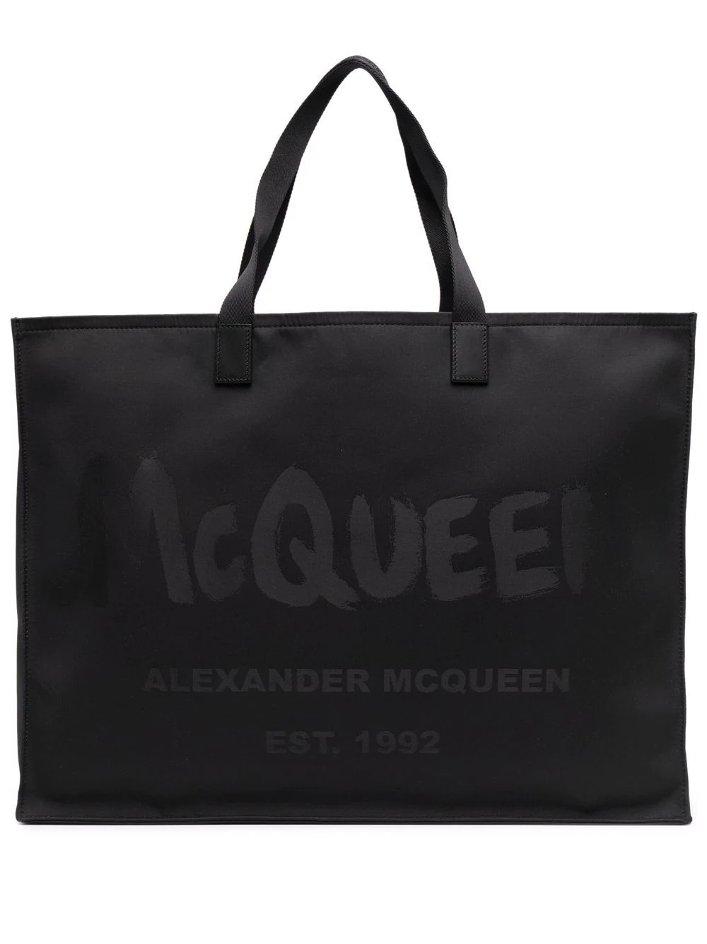 logo-print tote bag - 1