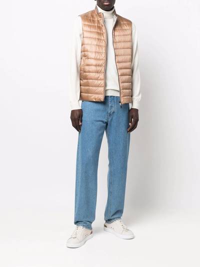 Herno reversible padded gilet outlook