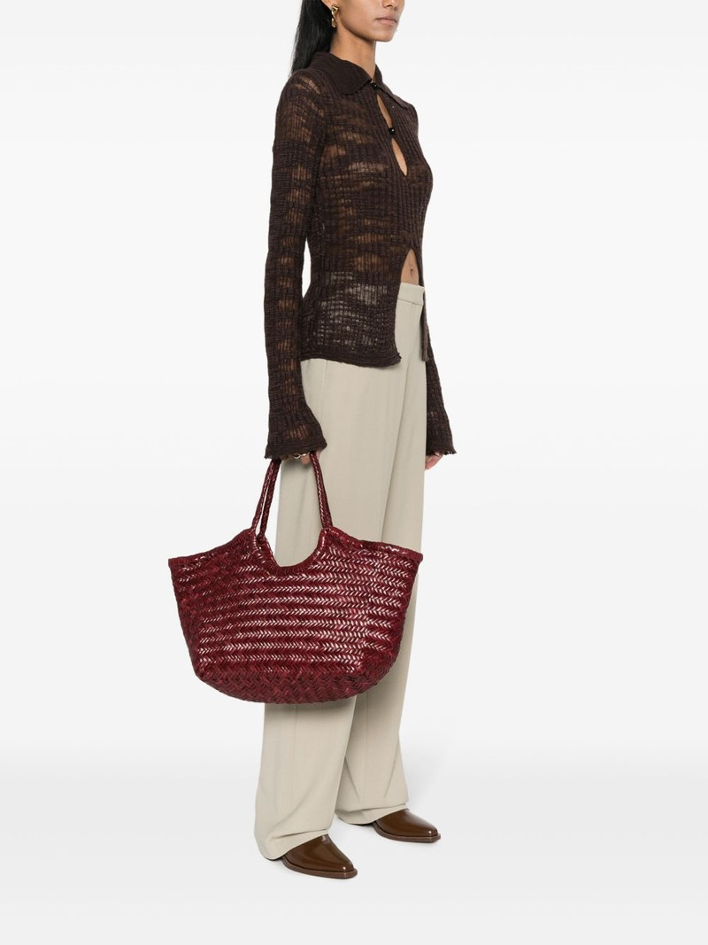 DRAGON DIFFUSION large Nantucket leather tote bag outlook
